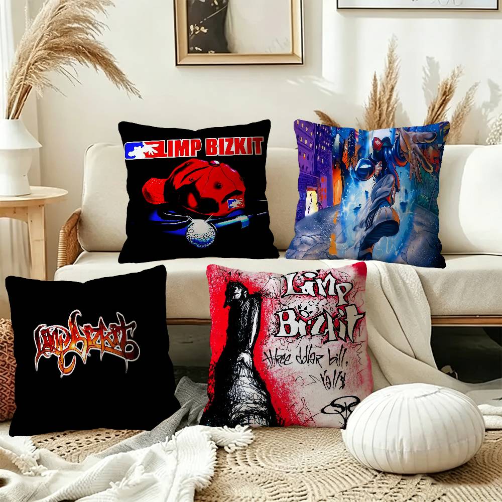 Home Textiles Super Soft - Metal Band L-Limp B-Bizkit Yastık Kılıfı