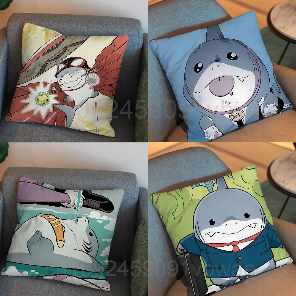 Home Landing Textiles - Land Shark sevimli Jeff yastık kılıfı