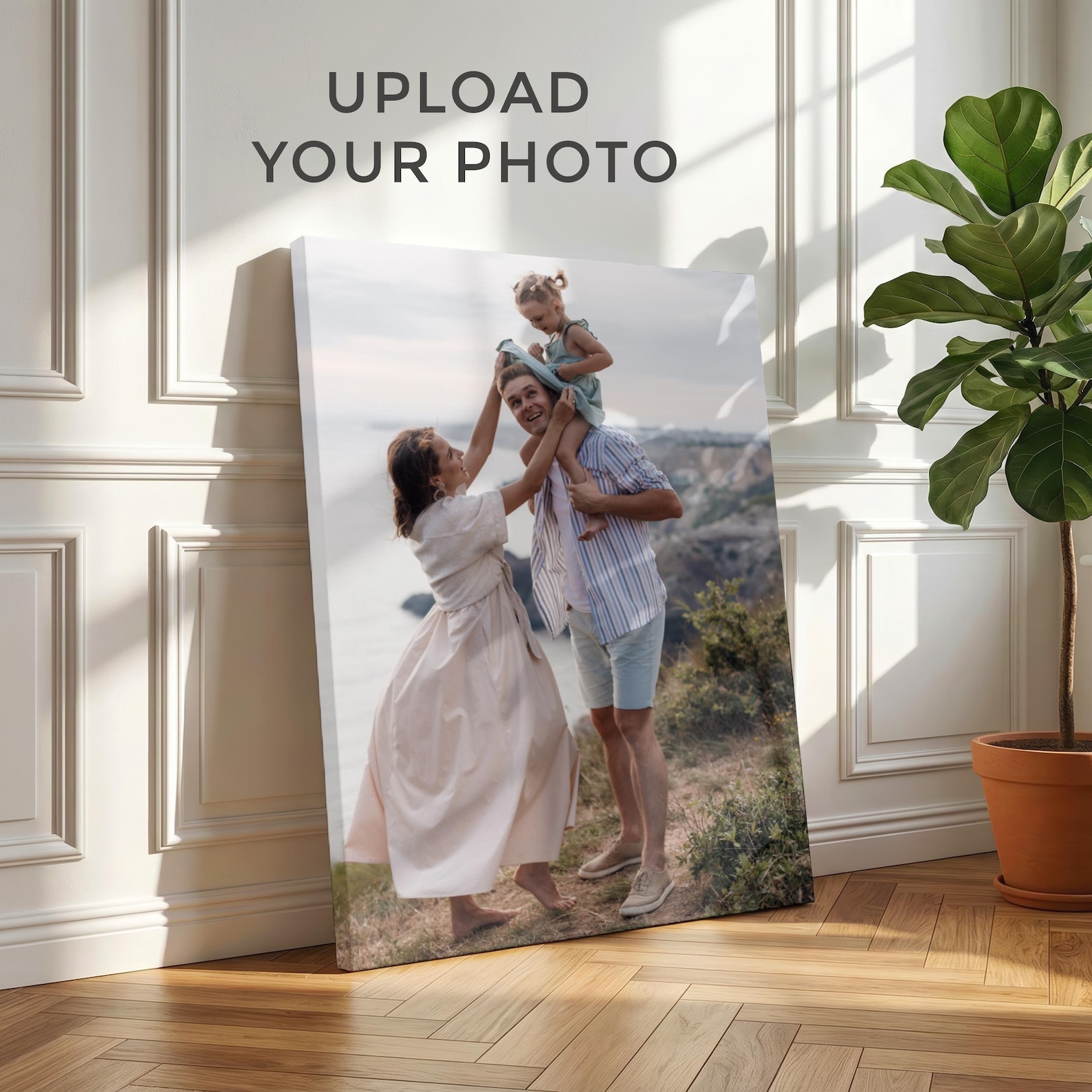 Home Textiles Photos - Kişiye Özel Fotoğraf Kanvası, Özel Aile