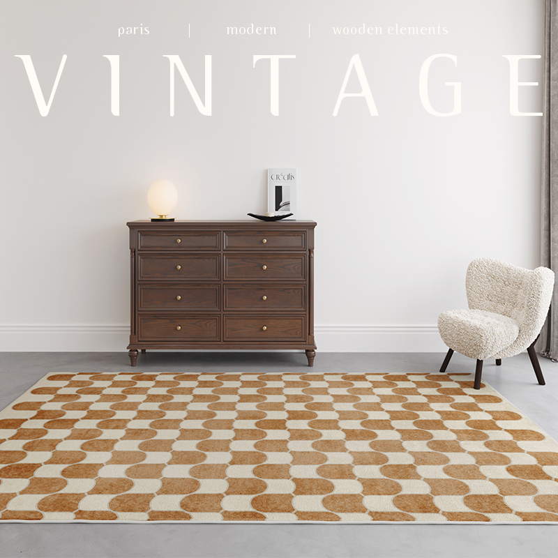 Fransız Retro kilim yatak odas - Home Textiles Plaid incelemesi ve fiyatı