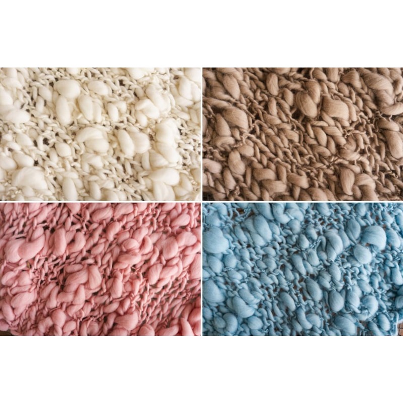 Kalın Örgü Merinos Bebek Batta - Throw Blanket Chunky Knit incelemesi ve fiyatı