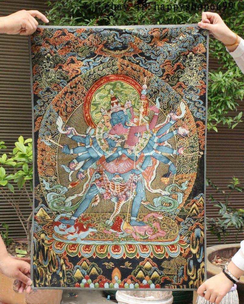 36 inç Tibet Budizmi İpek Kuma - Home Textiles China incelemesi ve fiyatı