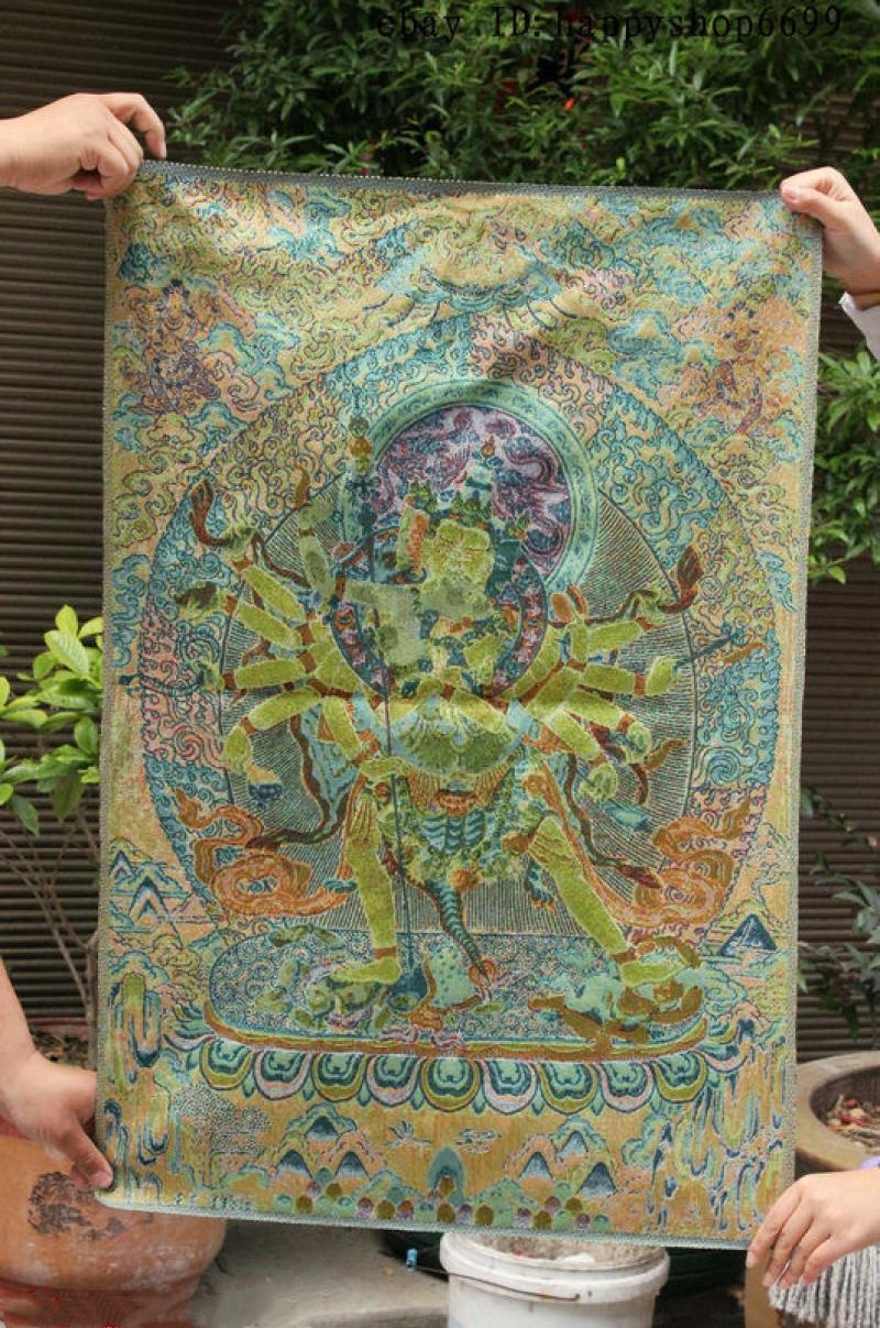 36 inç Tibet Budizmi İpek Kuma - Home Textiles China incelemesi ve fiyatı