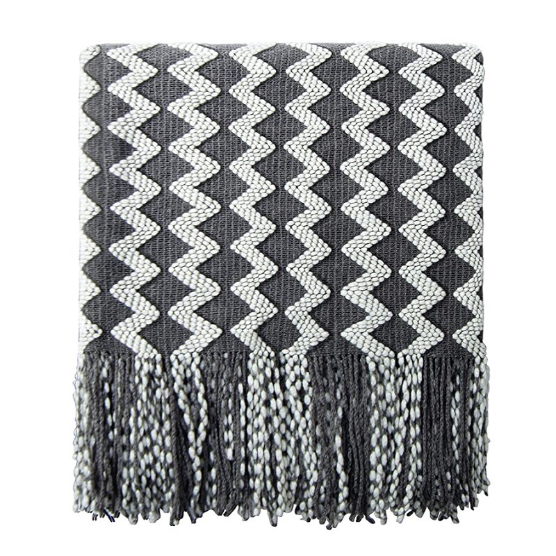 50x60 inç Gri Örgü Battaniyele - Throw Blanket Chunky Knit incelemesi ve fiyatı