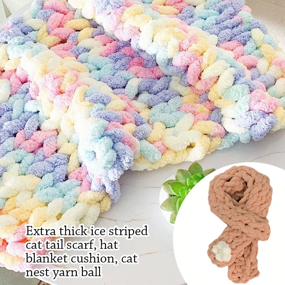 250g/top renkli şönil örgü içi - Throw Blanket Chunky Knit incelemesi ve fiyatı