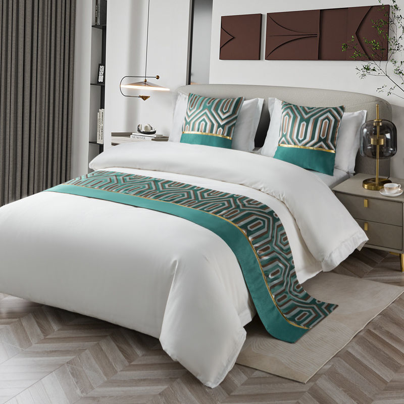 Geometrik yeşil elmas yatak ko - Home Textiles Plaid incelemesi ve fiyatı