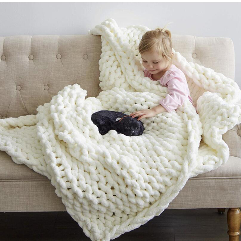 El Örgüsü Kalın Battaniye Kalı - Throw Blanket Chunky Knit incelemesi ve fiyatı