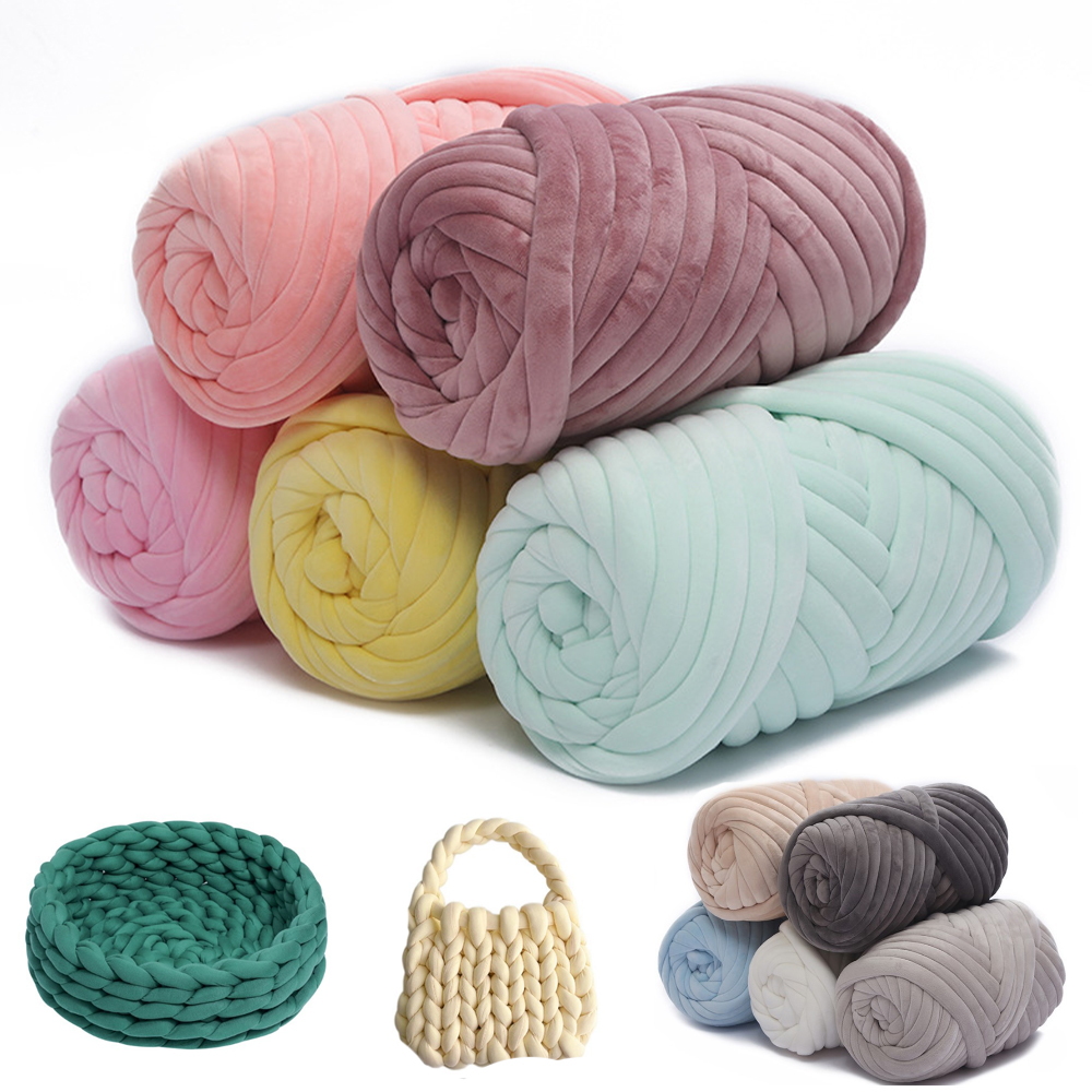 500G Süper Kadife Tıknaz Iplik - Throw Blanket Chunky Knit incelemesi ve fiyatı