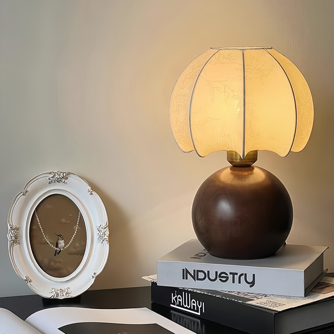 Vintage çiçek desenli masa lam - Home Textile incelemesi ve fiyatı