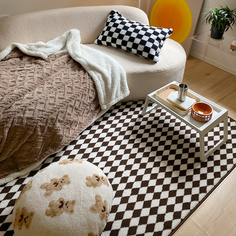 Japon tarzı oturma odası için  - Home Textiles Plaid incelemesi ve fiyatı