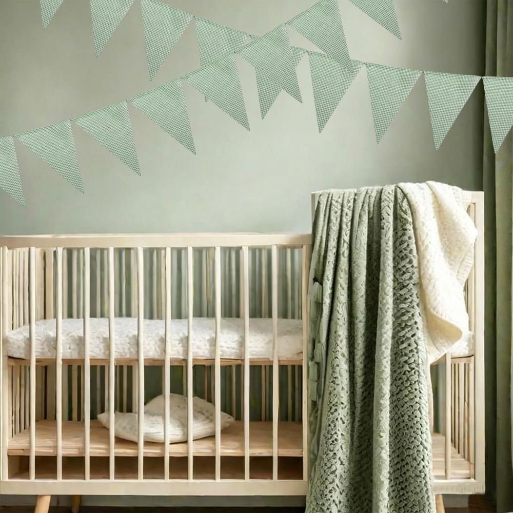 Adaçayı Yeşili Beyaz İnce Ekos - Home Textiles Plaid incelemesi ve fiyatı