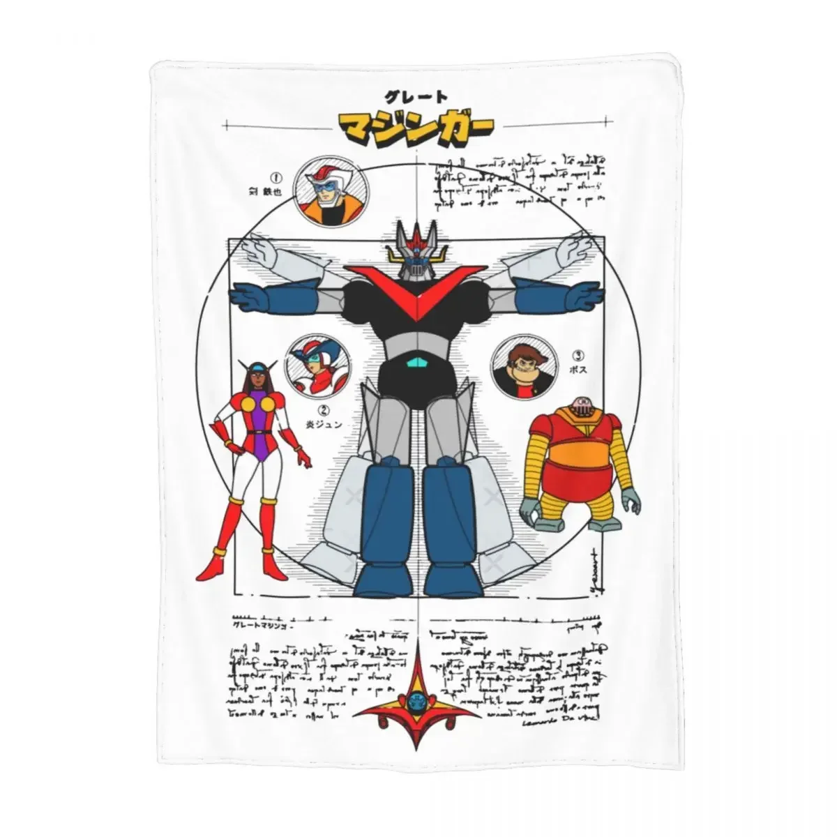 Mazinger Z Robot Tranzor Z Mer - Home Textiles Super Soft incelemesi ve fiyatı